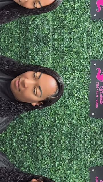 Sleek, classy, and effortlessly neat! ✨ A beautifully installed frontal with a side-part bun—no baby