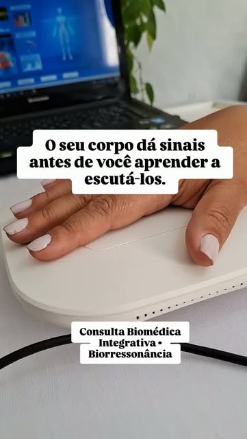 O corpo fala. E meu trabalho começa pela escuta. 🌿
Hoje foi dia de Consulta Biomédica Integrativa c