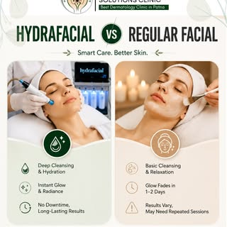 ✨ Not all facials deliver the same results.

A regular facial offers temporary freshness, while a Hy