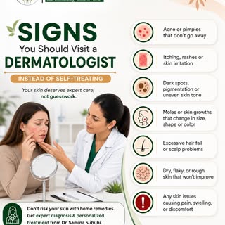 ✨ Your skin speaks—don't ignore the signs.

Persistent acne, unexplained rashes, pigmentation, exces