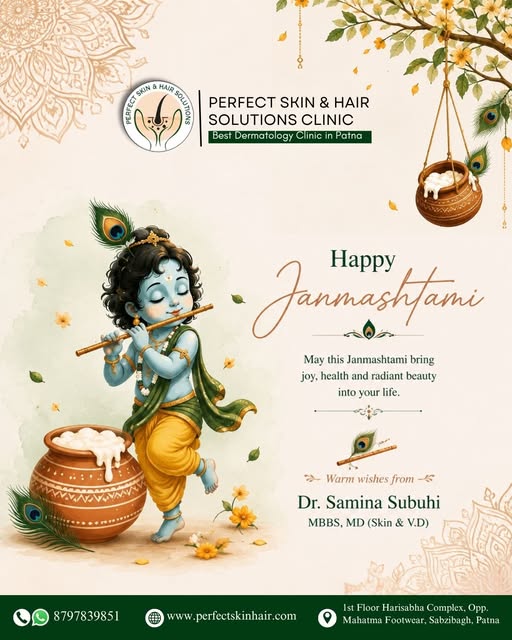 ✨ Happy Janmashtami! 🦚

May Lord Krishna bless your life with joy, positivity, good health, and rad