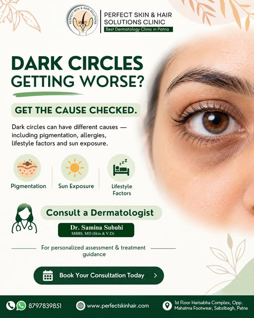 Dark circles getting worse? 👀

Don’t ignore the underlying cause. Dark circles can be linked to pig