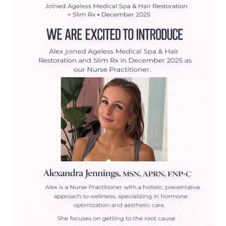 Meet Alex Jennings, FNP-C
Now accepting new patients for hormone health, aesthetics, and functional 
