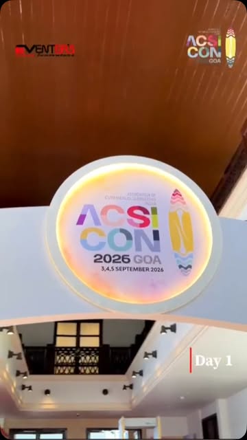 DAY 1 
The doors are open, the energy is high, and the journey has begun!
Welcome to ACSICON Goa 202