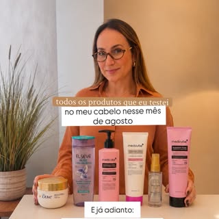 Testei alguns produtos no meu cabelo durante o mês de agosto e resolvi compartilhar por aqui o que a