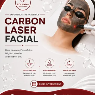 Say goodbye to dull skin and hello to a fresh, radiant glow with the Carbon Laser Facial at Rolaniya