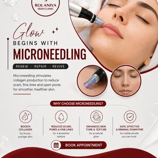 ✨ Reveal smoother, healthier, and more radiant skin with Microneedling at Ronaliya Skin Clinic.

Mic