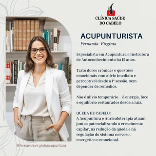 ✨ Como já dizemos na Clínica Saúde do Cabelo: Cuidar dos fios é cuidar da saúde como um todo.
Por is