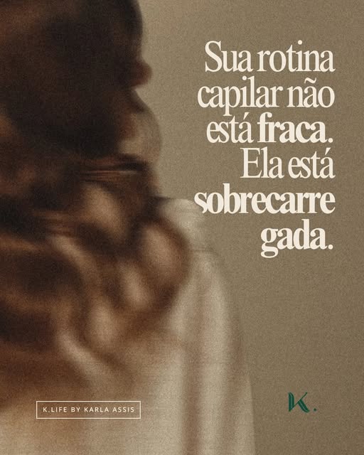 Sua rotina capilar não está fraca. Ela está sobrecarregada.

Multiplicar produtos, ativos e etapas p
