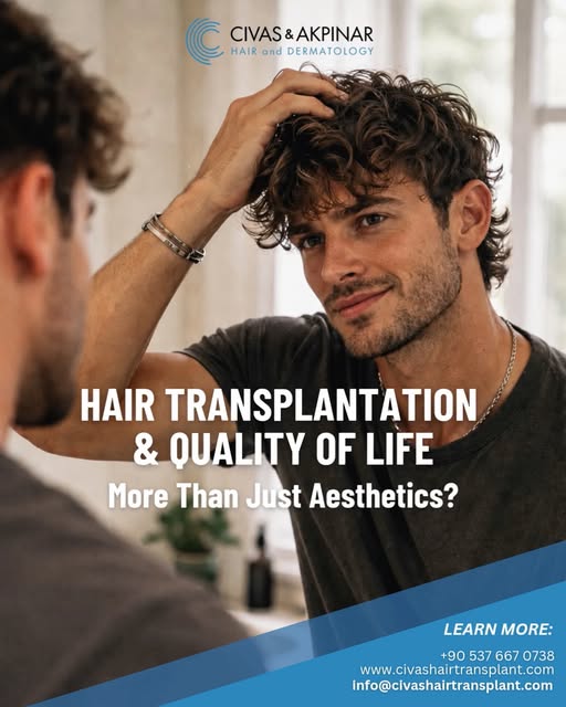 🌟Hair Transplantation and Quality of Life: More Than Just Aesthetics?🌟

Hair transplantation is of