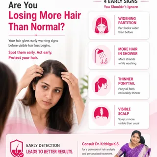 Is Your Hair Trying to Tell You Something? 👀

Hair loss doesn't usually happen overnight. Your scal