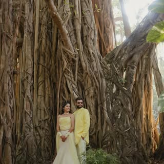 Yash & Aishwarya at Taj Holiday Village Goa, a haldi that felt like sunshine in human form. Matching