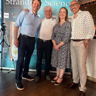 Such a lovely afternoon yesterday at the official launch of Strands of Science! Proud to have been a