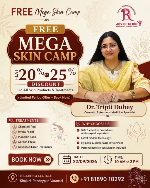 Your Skin Deserves Expert Care — For FREE!

Get ready for the FREE Mega Skin Camp at Joy of Glow HD 