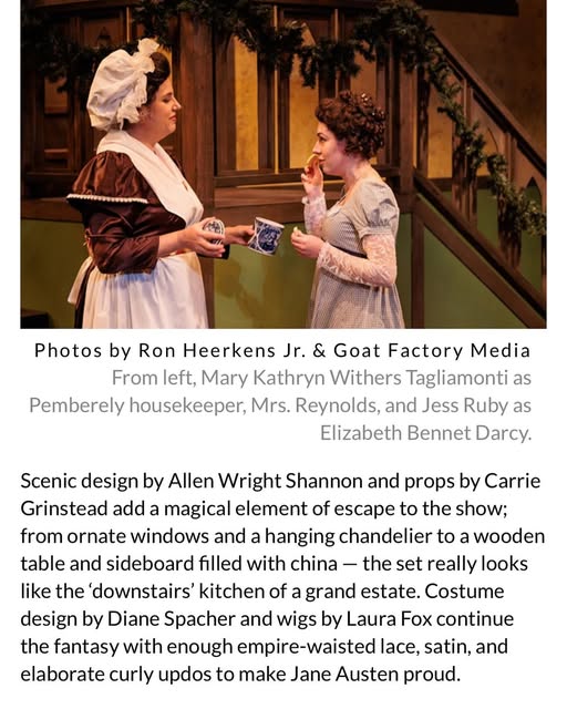 “The Wickhams Christmas at Pemberley” is a fun night out during the holiday break! I’m grateful for 