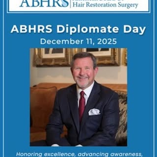 Dr Ken Williams is honored to be among the recognized diplomats of the American Board of Hair Restor