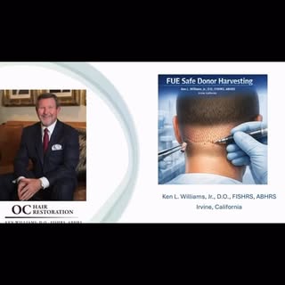 Dr. Williams explains the importance of the safe donor area for hair restoration surgery. A patient 