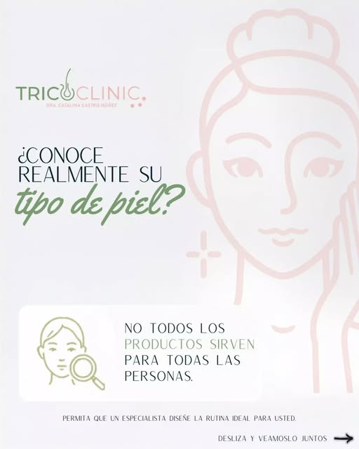 ¿Conoce realmente su tipo de piel? 
No todos los productos sirven para todas las personas. Conocer s