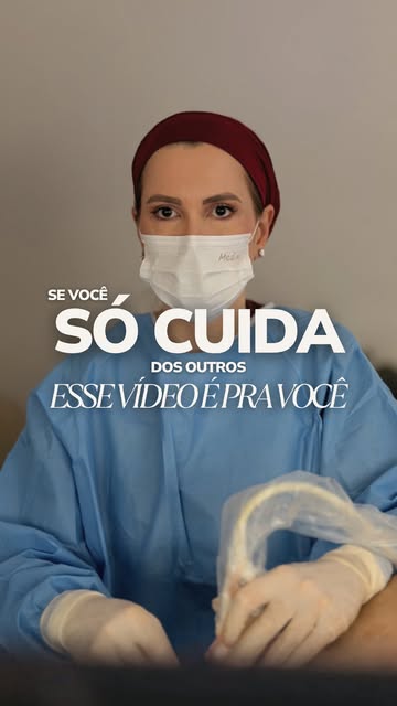 Você passou a vida cuidando dos filhos, da casa, do trabalho, da família…
E foi deixando você pra de