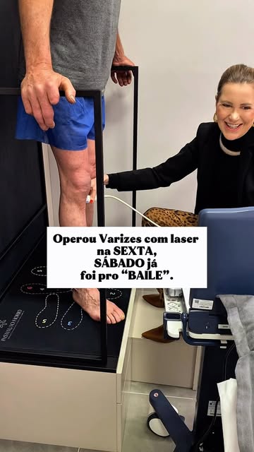 Operou na sexta. No sábado já estava no baile. 🥂

Foi para proporcionar experiências assim que esco