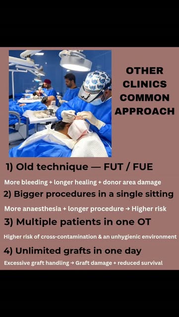 Thinking about a hair transplant? STOP and read this. 👇

A hair transplant is not a numbers game.
M