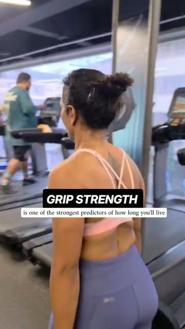 Grip strength is about much more than how firmly you can hold a dumbbell.

Research has consistently