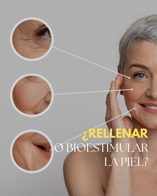 ¿Conoces la diferencia entre relleno con ácido hialurónico y bioestimuladores? 💉☝🏼

Aquí te lo cue