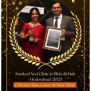We are proud to announce that Celestee Skin, Laser & Hair Clinic has been ranked the No. 1 Skin & Ha
