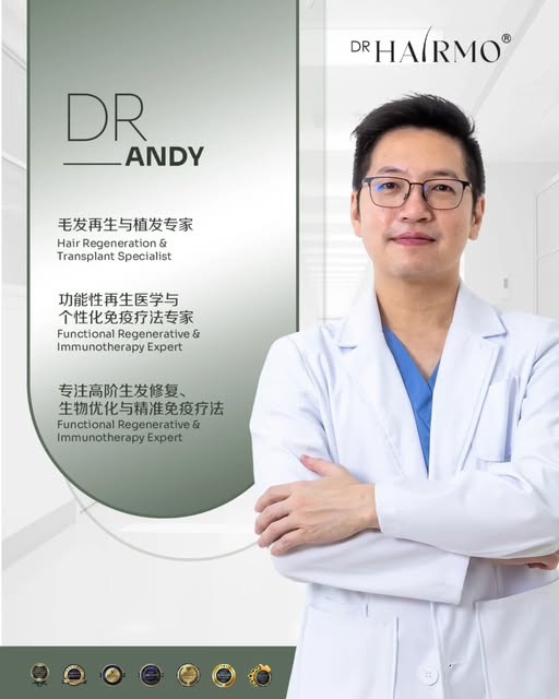 Dr. Andy
毛发再生与植发专家 🌟

功能性再生医学与个性化免疫疗法专家 🧬

专注高效的发修复，生物优化与精准治疗方法！💡