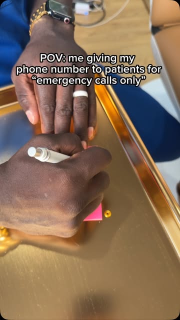 Giving a patient my personal number for “emergencies only”… and suddenly every minor inconvenience i