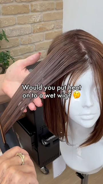 Would you put straighteners on a wet wig? 👀🔥

That sizzle might sound like something has gone very