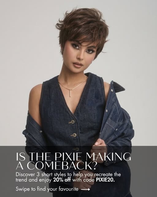 Short hair is having a major moment! ✨

Inspired by Zendaya’s chic pixie cut? We’ve picked three of 