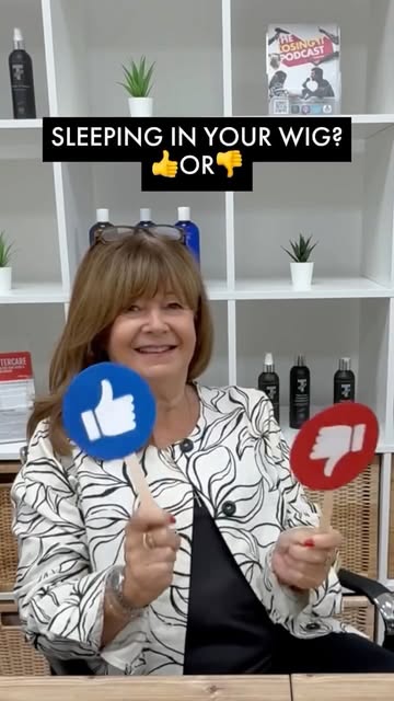 Thumbs up or thumbs down? 👍👎

Jane answers your quick-fire wig questions! Sleeping in your wig, sc