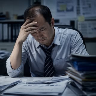 最近壓力很大？
小心，你的毛囊也在超時工作 🔧

長期高壓會觸發「休止期落髮」
這是一種毛囊集體罷工的狀態 😩

原理是這樣的：
壓力 👉 皮質醇升高
👉 大批毛囊提早進入休止期
👉 2–3