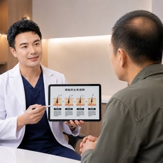 「我到底應該先試育髮療程，還是直接植髮？」
這是診間最常被問到的問題之一
答案沒有標準，取決於你現在的狀態

🌱 以下狀況，建議先從育髮療程開始：
🔹 落髮初中期，毛囊仍有活性
🔹 想先用保守方