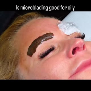 Oily skin may heal softer or more powdery but there are techniques that can still create beautiful b