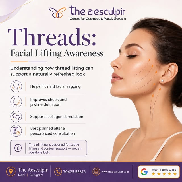 Want a more defined, refreshed look without looking overdone?

A Thread Lift can help improve mild f