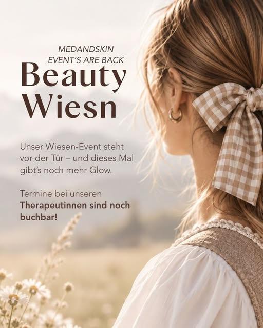Wann? -> 17 September! 
Wo? -> MedandSkin an der Oper! 

🍻🥨🦌🩵💙🤍
