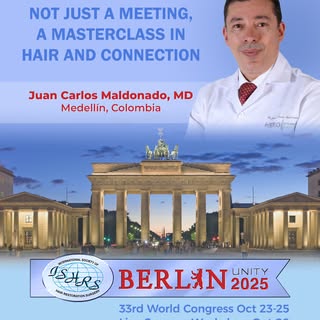 En los próximos días estaré en @ishrs en Berlín.

#ishrs #ishrs2025 #hairtransplant