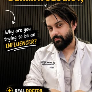 “‘But you’re a Dermatologist… why are you trying to be an influencer?’

Because social media is alre