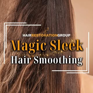 Say goodbye to frizzy hair and hello to sleek perfection with Hair Restoration Group's Magic Sleek H