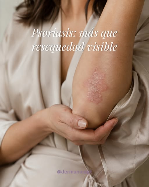 La psoriasis puede parecer simplemente piel seca o descamada, pero es una enfermedad inflamatoria qu