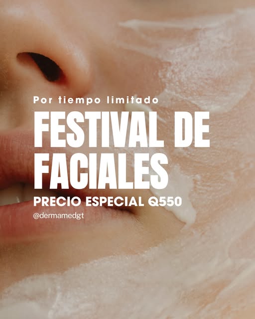 ✨ Tu piel también merece un reset.

Por tiempo limitado, disfruta de nuestro Festival de Faciales y 