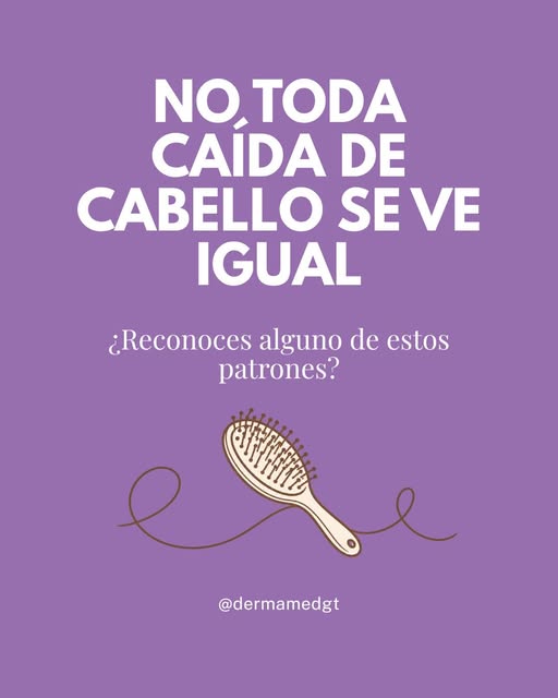 ¿Notas más cabello en el cepillo, menos densidad o zonas donde empieza a faltar?

**No toda caída de