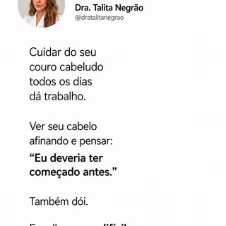 “Eu deveria ter começado antes.”

Essa é uma das frases que mais escuto no consultório.
Quase ningué