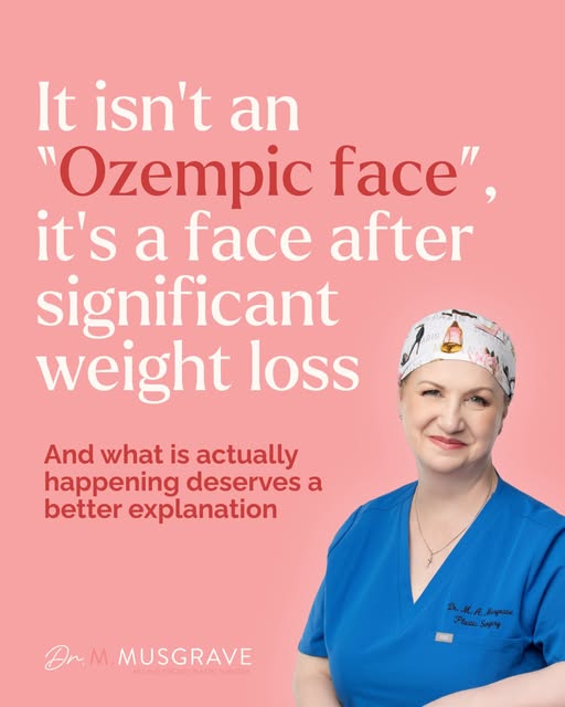 “Ozempic face” is a catchy phrase, but it isn't a particularly helpful medical one.

Significant wei