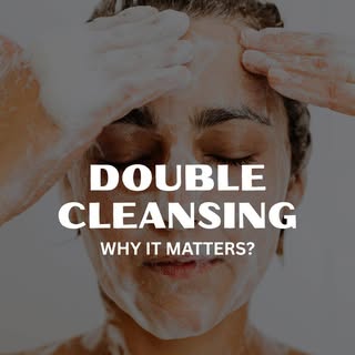 DOUBLE CLEANSING: WHY IT MATTERS? ✨

Double cleansing helps remove sunscreen, makeup, excess oil, an