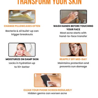 Small habits can make a big difference to your skin. ✨

From changing your pillowcase and keeping yo