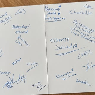 Blij met onze samba band 🤗

SAMBARUlHO🫶

Na 6 weken thuis gekluisterd 
En uit het zicht maar niet 
