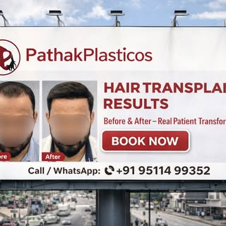 Don’t let hair loss hold you back. At Pathak Plasticos, we specialize in high-density hair transplan